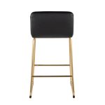 Casper 26-Inch Gold and Black Contemporary Counter Stools (Set of 2) 16 Casper 26-Inch Gold and Black Contemporary Counter Stools (Set of 2)