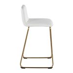 Casper 26-Inch Gold and White Contemporary Counter Stools (Set of 2) 14 Casper 26-Inch Gold and White Contemporary Counter Stools (Set of 2)
