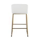 Casper 26-Inch Gold and White Contemporary Counter Stools (Set of 2) 16 Casper 26-Inch Gold and White Contemporary Counter Stools (Set of 2)