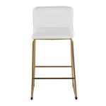 Casper 26-Inch Gold and White Contemporary Counter Stools (Set of 2) 17 Casper 26-Inch Gold and White Contemporary Counter Stools (Set of 2)