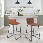 Casper Black Metal Camel Contemporary Counter Stools (Set of 2) 17 Casper Black Metal Camel Contemporary Counter Stools (Set of 2)