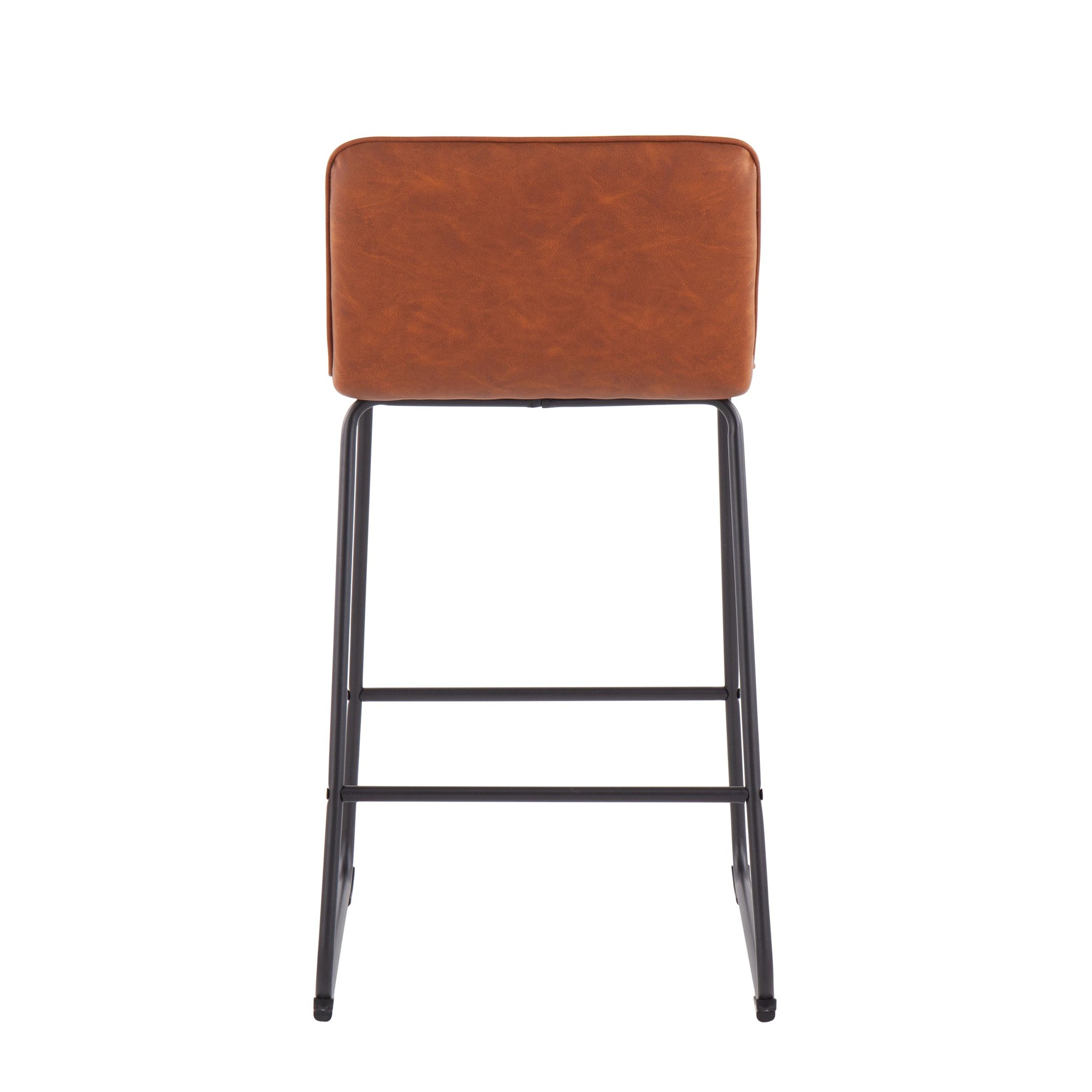 Casper Black Metal Camel Contemporary Counter Stools (Set of 2) 9 Casper Black Metal Camel Contemporary Counter Stools (Set of 2) - Image 9