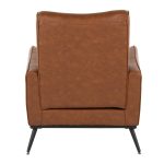 Casper Black Metal Camel Faux Leather Urban Lounger 29 Casper Black Metal Camel Faux Leather Urban Lounger