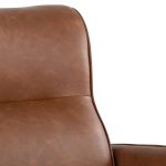 Casper Black Metal Camel Faux Leather Urban Lounger 32 Casper Black Metal Camel Faux Leather Urban Lounger