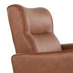 Casper Black Metal Camel Faux Leather Urban Lounger 34 Casper Black Metal Camel Faux Leather Urban Lounger