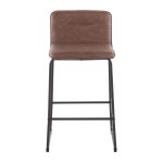 Casper Black Metal Espresso Contemporary Counter Stools (Set of 2) 23 Casper Black Metal Espresso Contemporary Counter Stools (Set of 2)