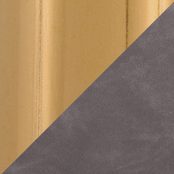 Casper Gold and Grey Faux Leather Counter Stools Set of 2 10