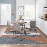 Casper Industrial Grey Faux Leather Black Metal Chair (Set of 2) 11 Casper Industrial Grey Faux Leather Black Metal Chair (Set of 2)