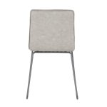 Casper Industrial Grey Faux Leather Black Metal Chair (Set of 2) 17 Casper Industrial Grey Faux Leather Black Metal Chair (Set of 2)