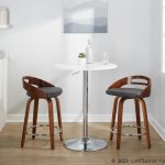 Cassis 24 Mid-Century Modern Grey Swivel Counter Stool (Set of 2) 11 Cassis 24 Mid-Century Modern Grey Swivel Counter Stool (Set of 2)