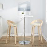 Cassis 30-Inch Cream Contemporary Swivel Barstool (Set of 2) 15 Cassis 30-Inch Cream Contemporary Swivel Barstool (Set of 2)