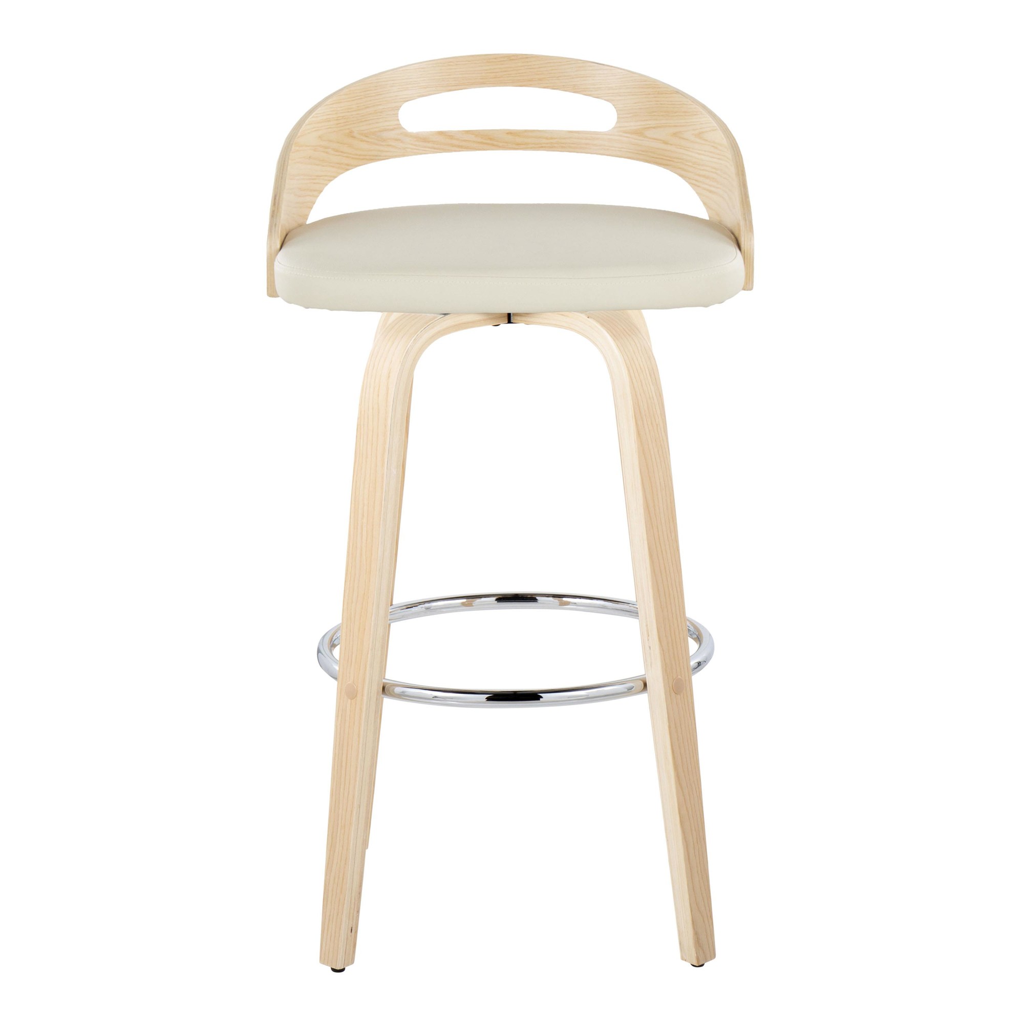 Cassis 30-Inch Cream Contemporary Swivel Barstool (Set of 2) 10 Cassis 30-Inch Cream Contemporary Swivel Barstool (Set of 2) - Image 10