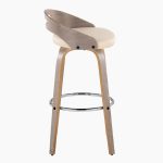 Cassis 30-Inch Cream Mid-Century Modern Barstool (Set of 2) 10 Cassis 30-Inch Cream Mid-Century Modern Barstool (Set of 2)