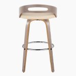 Cassis 30-Inch Cream Mid-Century Modern Barstool (Set of 2) 12 Cassis 30-Inch Cream Mid-Century Modern Barstool (Set of 2)