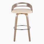 Cassis 30-Inch Cream Mid-Century Modern Barstool (Set of 2) 13 Cassis 30-Inch Cream Mid-Century Modern Barstool (Set of 2)