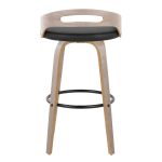 Cassis 30 Mid-Century Modern Swivel Barstool Light Grey (Set of 2) 20 Cassis 30 Mid-Century Modern Swivel Barstool Light Grey (Set of 2)