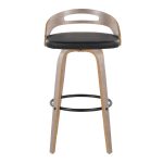 Cassis 30 Mid-Century Modern Swivel Barstool Light Grey (Set of 2) 21 Cassis 30 Mid-Century Modern Swivel Barstool Light Grey (Set of 2)