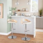 Cassis Mid-Century Modern Cream Faux Leather Swivel Barstool 17 Cassis Mid-Century Modern Cream Faux Leather Swivel Barstool