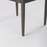 Cavett Cream Boucle Upholstered Seat W/Dark Brown Wood Frame Dining Chair