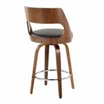 Cecina 26-Inch Mid-Century Modern Swivel Counter Stool (Set of 2)