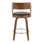 Cecina 26-Inch Mid-Century Modern Swivel Counter Stool (Set of 2)