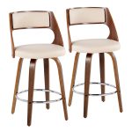 Cecina 26-Inch Mid-Century Modern Swivel Counter Stools (Set of 2) 16 Cecina 26-Inch Mid-Century Modern Swivel Counter Stools (Set of 2)