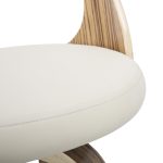 Cecina 30-Inch Zebra Cream Mid-Century Swivel Barstools (Set of 2) 25 Cecina 30-Inch Zebra Cream Mid-Century Swivel Barstools (Set of 2)
