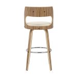 Cecina 30-Inch Zebra Cream Mid-Century Swivel Barstools (Set of 2) 21 Cecina 30-Inch Zebra Cream Mid-Century Swivel Barstools (Set of 2)