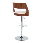 Cecina Cream Swivel Mid-Century Modern Barstool (Set of 2)