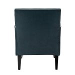Celadon Brown Vegan Leather Nailhead Trim Accent Armchair 9 Celadon Brown Vegan Leather Nailhead Trim Accent Armchair