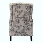 Celia Indigo Wingback Push Back Manual Recliner 8 Celia Indigo Wingback Push Back Manual Recliner