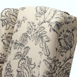 Celia Indigo Wingback Push Back Manual Recliner 10 Celia Indigo Wingback Push Back Manual Recliner