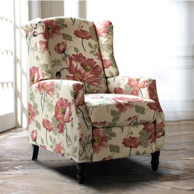 Celia Wingback Push-Back Manual Recliner