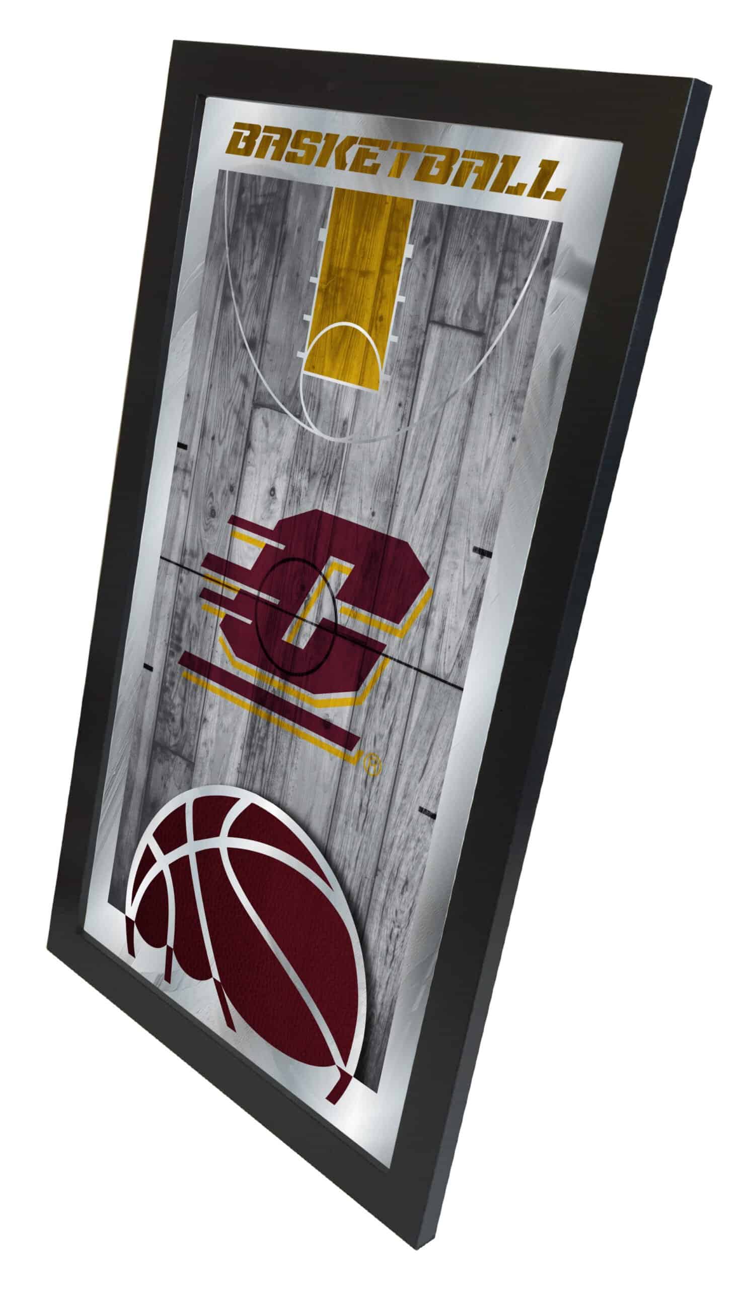 Central Michigan University 15x26 Basketball Wall Mirror 5 Central Michigan University 15x26 Basketball Wall Mirror