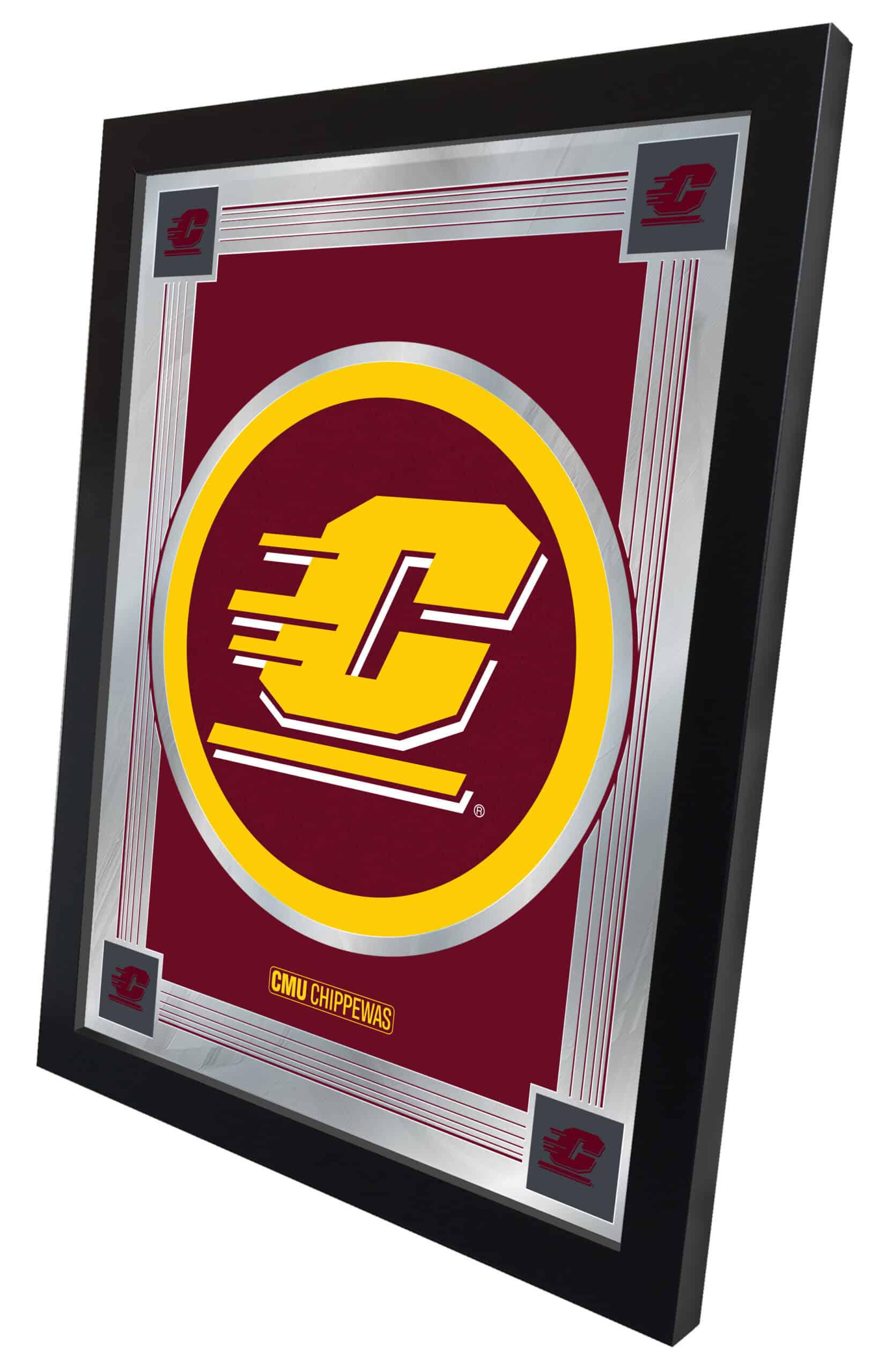 Central Michigan University 17x22 Logo Wall Mirror 5 Central Michigan University 17x22 Logo Wall Mirror