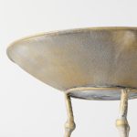 Chadwick II 13L x 13W Gold Metal Webbed Feet Bowl