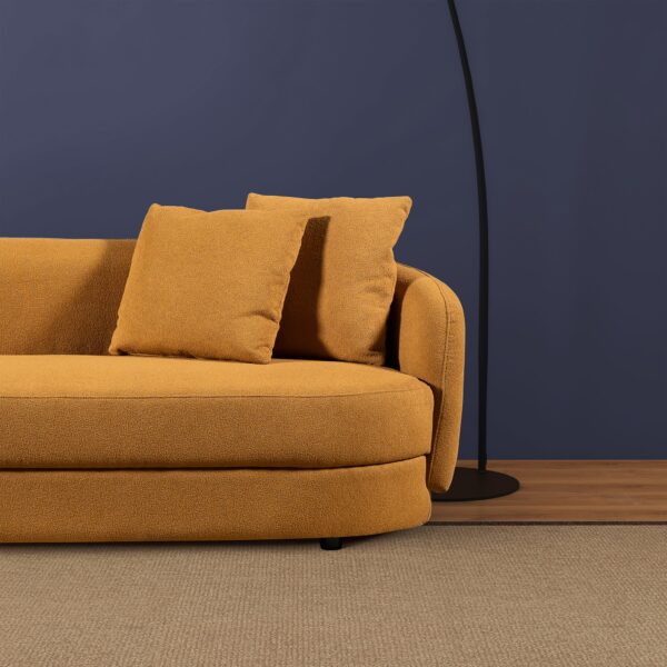 ChandlerCognacBoucleRightSectionalSofa 1