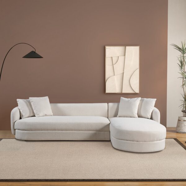 ChandlerCreamBoucleRightSectionalSofa 1