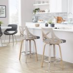Charlotte 26 Farmhouse Light Grey Swivel Counter Stools (Set of 2) 12 Charlotte 26 Farmhouse Light Grey Swivel Counter Stools (Set of 2)