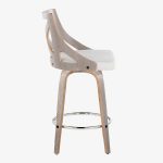 Charlotte 26 Farmhouse Swivel Counter Stools Light Grey (Set of 2) 18 Charlotte 26 Farmhouse Swivel Counter Stools Light Grey (Set of 2)