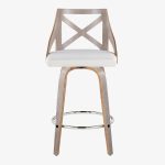 Charlotte 26 Farmhouse Swivel Counter Stools Light Grey (Set of 2) 21 Charlotte 26 Farmhouse Swivel Counter Stools Light Grey (Set of 2)
