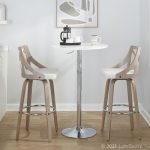 Charlotte Farmhouse Adjustable Swivel Barstool Cream Fabric (Set of 2) 13 Charlotte Farmhouse Adjustable Swivel Barstool Cream Fabric (Set of 2)