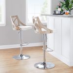 Charlotte Farmhouse Cream Swivel Adjustable Barstools (Set of 2) 11 Charlotte Farmhouse Cream Swivel Adjustable Barstools (Set of 2)