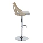 Charlotte Farmhouse Light Grey Adjustable Swivel Barstools (Set of 2) 14 Charlotte Farmhouse Light Grey Adjustable Swivel Barstools (Set of 2)