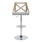 Charlotte Farmhouse Light Grey Adjustable Swivel Barstools (Set of 2) 17 Charlotte Farmhouse Light Grey Adjustable Swivel Barstools (Set of 2)