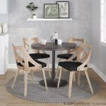 Charlotte Farmhouse White Washed Wood Dining Chairs, Charcoal (Set of 2) 14 Charlotte Farmhouse White Washed Wood Dining Chairs, Charcoal (Set of 2)