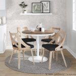 Charlotte Farmhouse White Washed Wood Dining Chairs, Charcoal (Set of 2) 13 Charlotte Farmhouse White Washed Wood Dining Chairs, Charcoal (Set of 2)