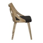 Charlotte Farmhouse White Washed Wood Dining Chairs, Charcoal (Set of 2) 19 Charlotte Farmhouse White Washed Wood Dining Chairs, Charcoal (Set of 2)