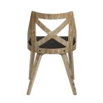 Charlotte Farmhouse White Washed Wood Dining Chairs, Charcoal (Set of 2) 21 Charlotte Farmhouse White Washed Wood Dining Chairs, Charcoal (Set of 2)