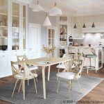 Charlotte Farmhouse White Wood Cream Dining Chairs (Set of 2) 16 Charlotte Farmhouse White Wood Cream Dining Chairs (Set of 2)